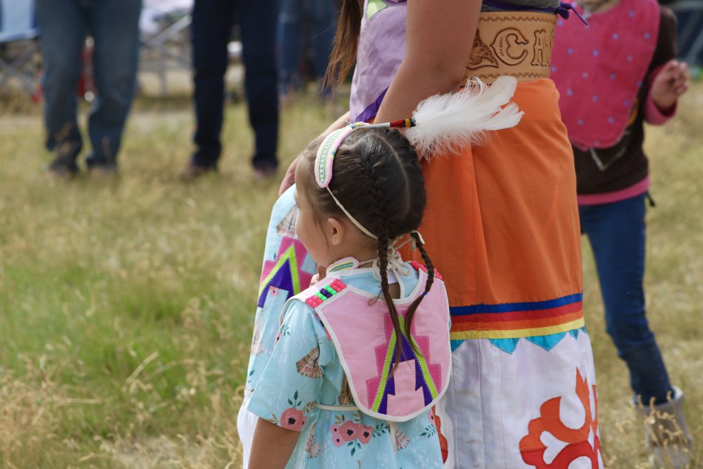 Young and Old Danced at The Little Shell Pow Wow Central Montana