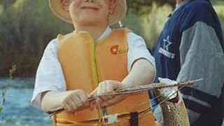 Two Feathers Lodge: young fisherman